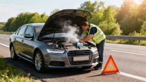 car is overheating overheating car