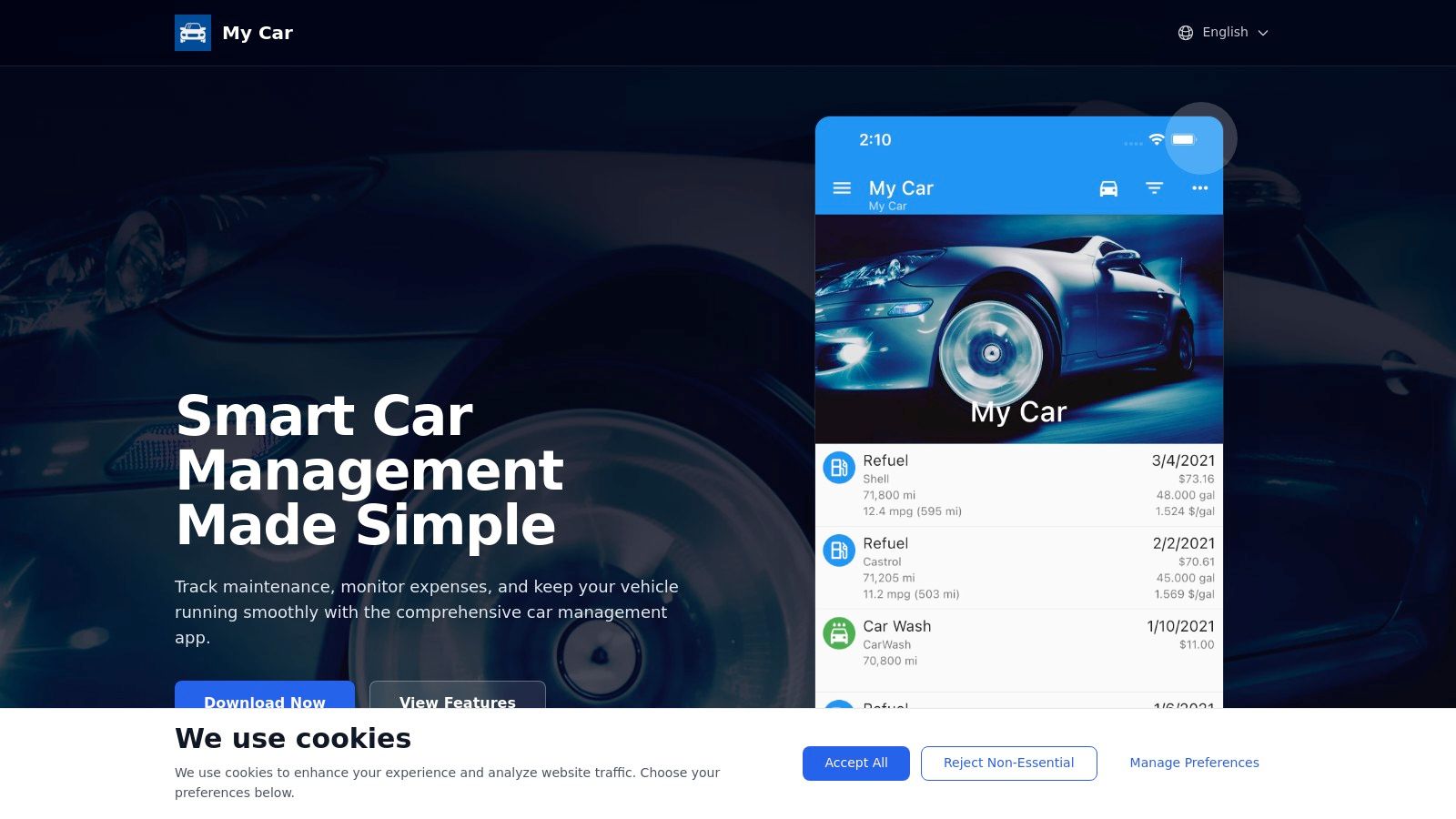 MyCar – Smart Car Management