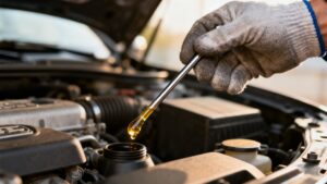 engine oil level oil check