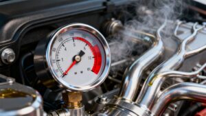 high oil pressure overheating engine