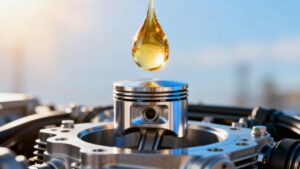 benefits of full synthetic oil engine piston