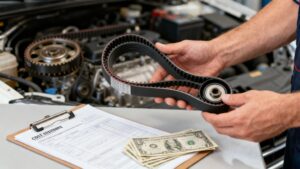 cost of replacing belts on car timing belt