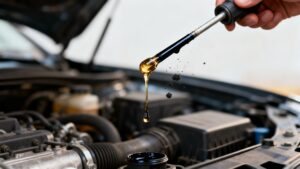 what causes engine oil to turn black dirty engine oil