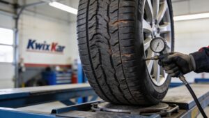 what causes uneven tire wear tire pressure