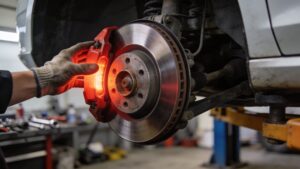 brake caliper sticking brake inspection