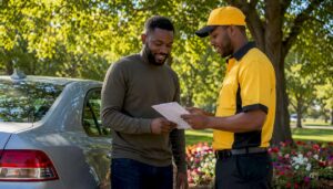 Customer consulting technician at Kwik Kar oil change