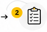 Fleet service step 2 showing estimate approval and repair authorization at Kwik Kar Spring Valley