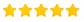 Five-star customer satisfaction rating